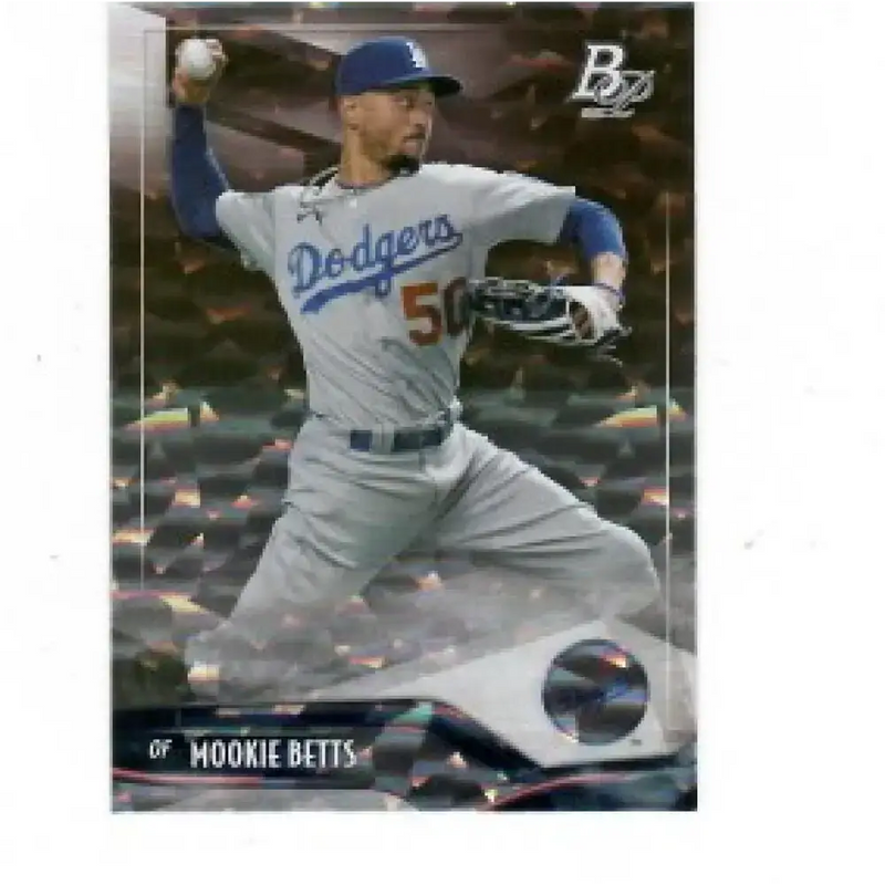 2021 Bowman Platinum Ice Foil #21 Mookie Betts NM-MT Los Angeles Dodgers Baseball Card - Baseball Card Single