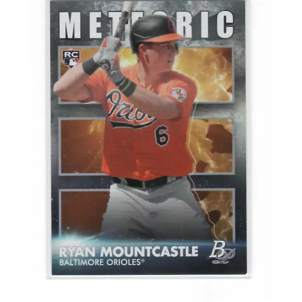 2021 Bowman Platinum Meteoric #MET-19 Ryan Mountcastle NM-MT Baltimore Orioles Baseball Card - Baseball Card Single
