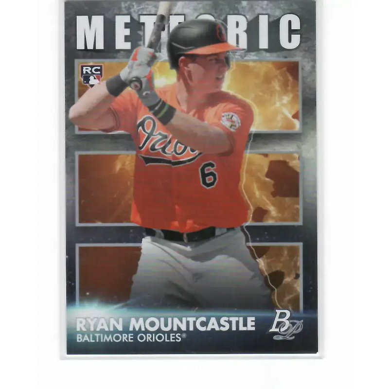 2021 Bowman Platinum Meteoric #MET-19 Ryan Mountcastle NM-MT Baltimore Orioles Baseball Card - Baseball Card Single