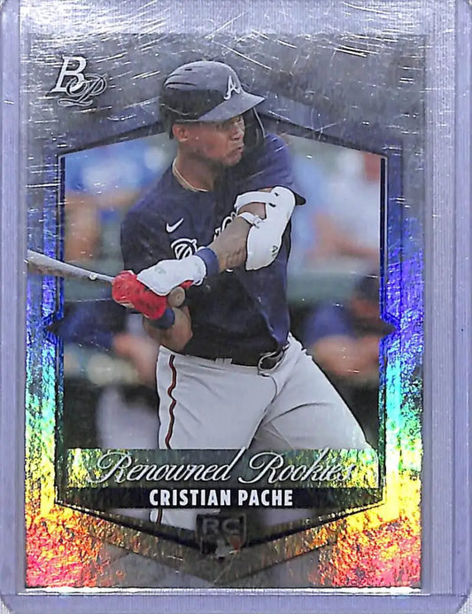 2021 Bowman Platinum Renowned Rookies #RR-7 Cristian Pache NM-MT Atlanta Braves