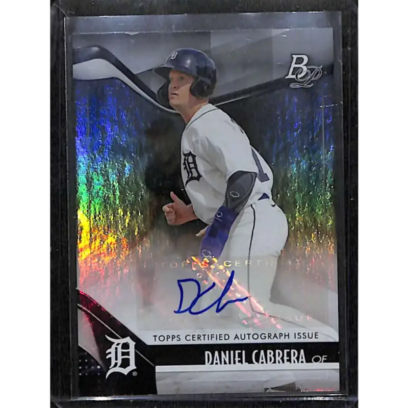 2021 Bowman Platinum #TOP-60 Daniel Cabrera Top Prospects Auto NM-MT Baseball Card - Baseball Card Single