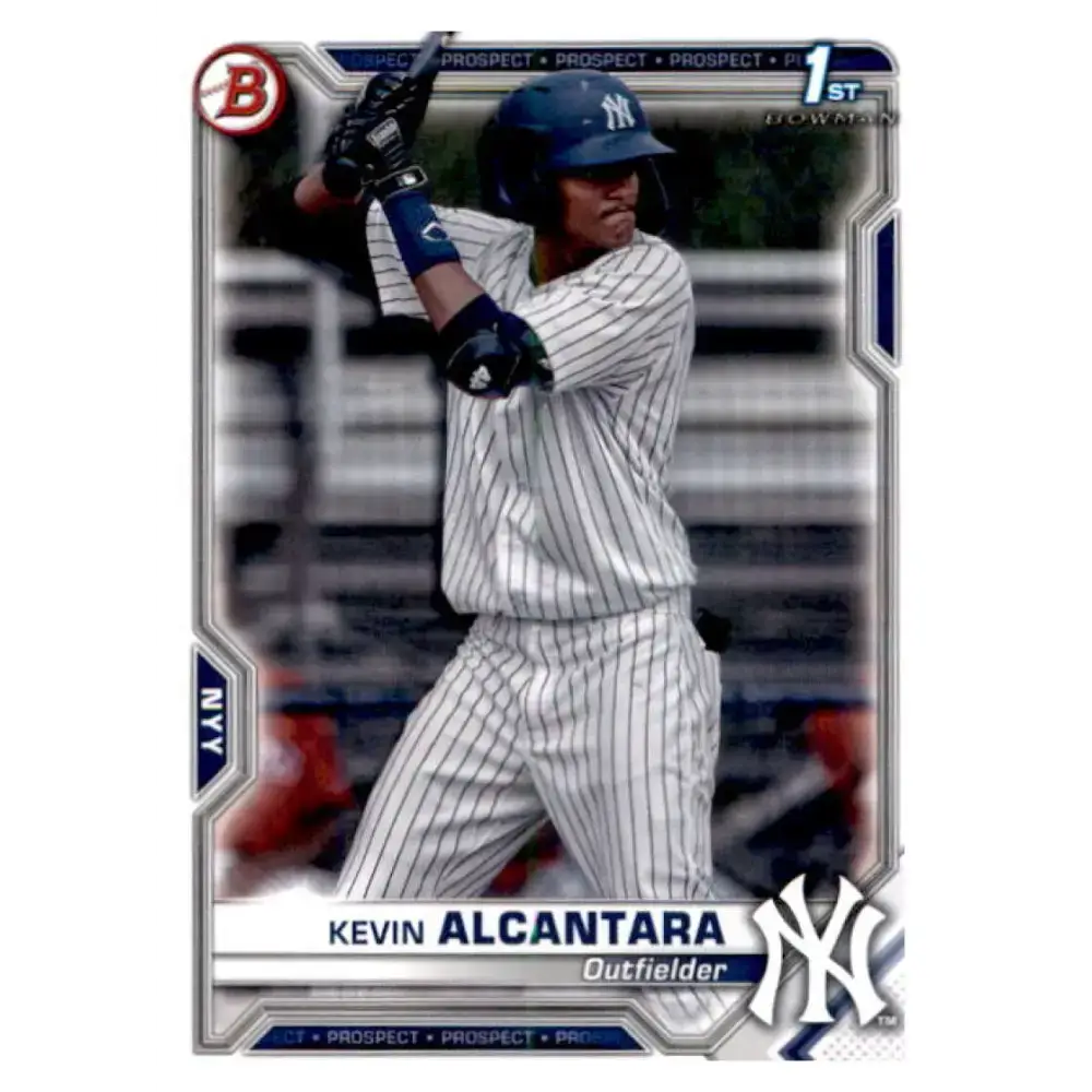 2021 Bowman Prospects #BP-97 Kevin Alcantara NM-MT New York Yankees Baseball Card - Baseball Card Single