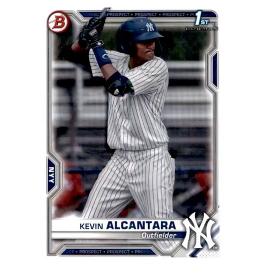 2021 Bowman Prospects #BP-97 Kevin Alcantara NM-MT New York Yankees Baseball Card - Baseball Card Single