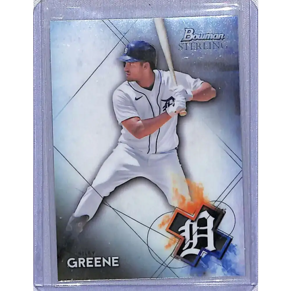 2021 Bowman Sterling #BSP-2 Riley Greene NM-MT Baseball Card - Baseball Card Single