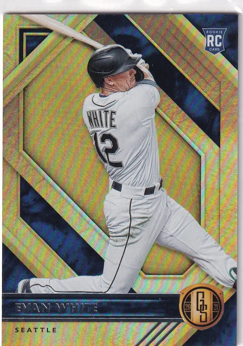 2021 CHRONICALS GOLD STANDARD #5 EVAN WHITE- SEATTLE MARINERS - Baseball Card Single