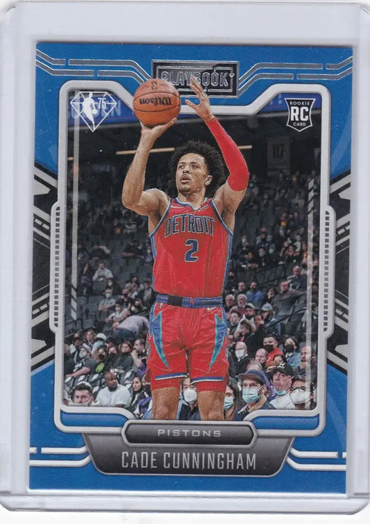 2021 CHRONICALS PLAYBOOK #279 CADE CUNNINGHAM- DETROIT PISTONS - Basketball Card Single