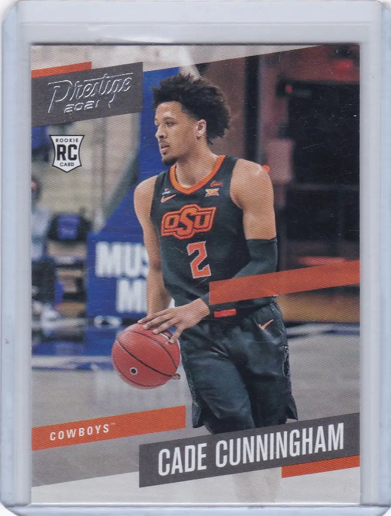 2021 CHRONICALS PRESTIGE DRAFT PICKS #369 CADE CUNNINGHAM- DETROIT PISTONS - Basketball Card Single