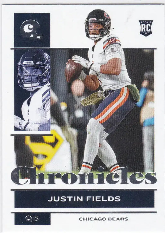 2021 Chronicles #19 Justin Fields RC Chicago Bears - Football Card Single