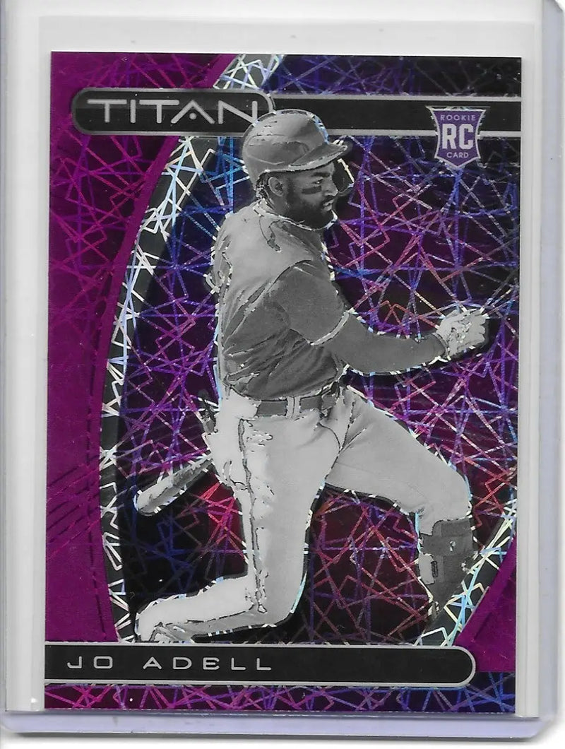 2021 CHRONICLES TITAN JO ADELL ROOKIE PURPLE VELOCITY PRIZM (455)