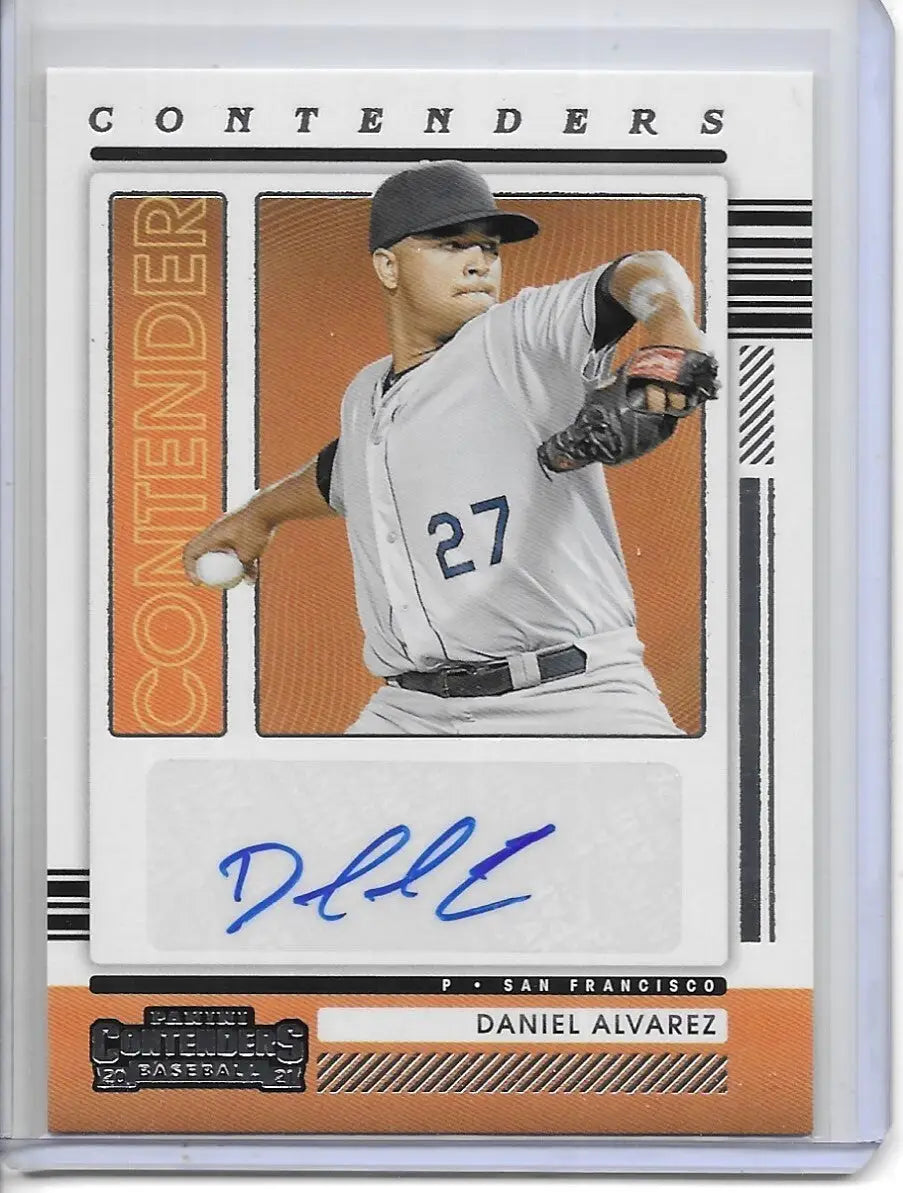 2021 Contenders Daniel Alvarez Contender Auto Autograph #CA-DZ Giants (824) - Football Card Single