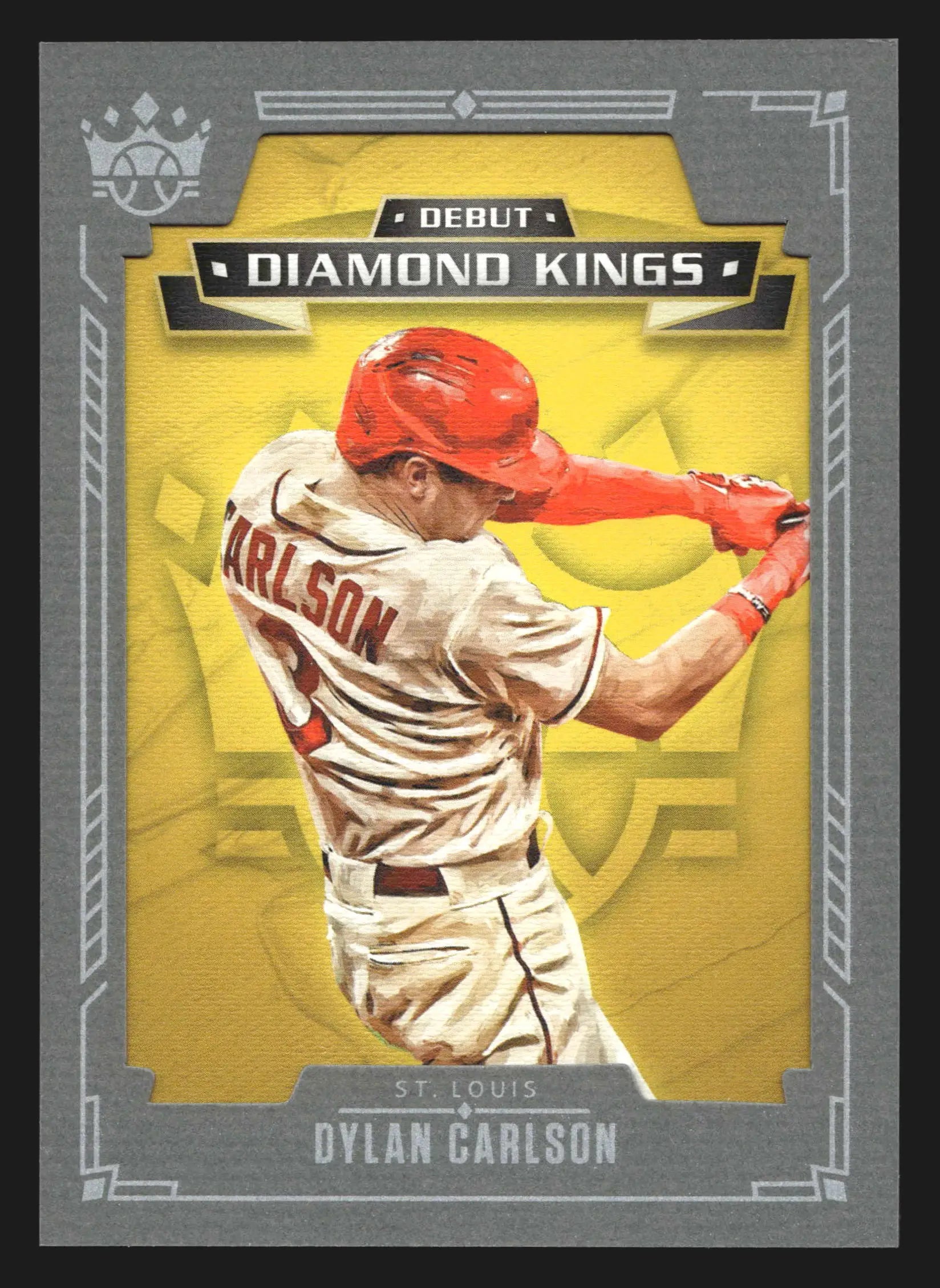 2021 Diamond Kings Dylan Carlson #DDK-SC Debut Gray Frame Cardinals - Baseball Card Single