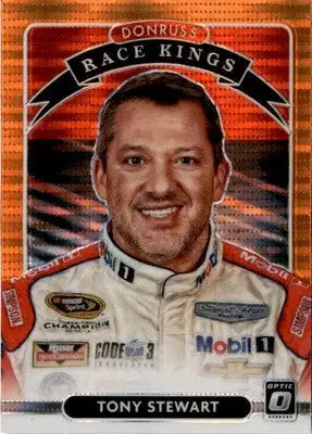 2021 Donruss #10 Tony Stewart Optic Orange Pulsar - Racing Card Single