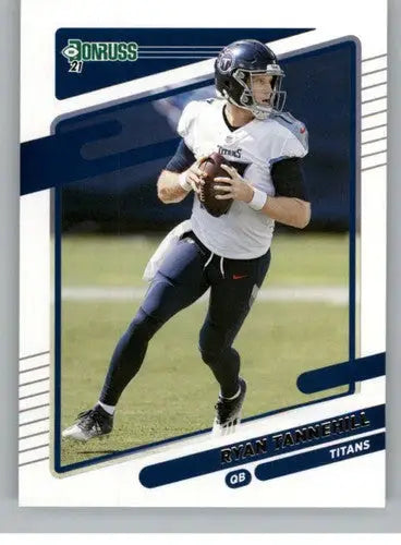 Original gloss 2021 Donruss Ryan Tannehill football card Titans sports cards