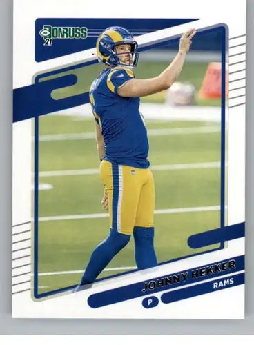 2021 Donruss #146 Johnny Hekker NM Near Mint LA Rams ID:66030 - Football Card Single