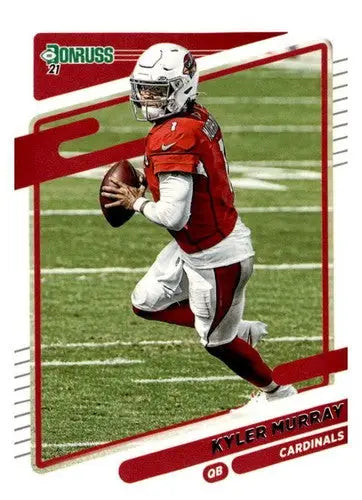 Original gloss Kyler Murray football card from 2021 Donruss featuring Cardinals