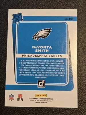 2021 Donruss #261 DeVonta Smith - Football Card Single