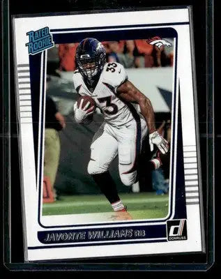 2021 Donruss #275 Javonte Williams - Football Card Single