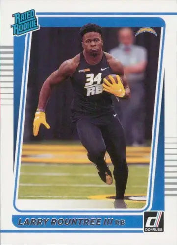 2021 Donruss #296 Larry Rountree III NM-MT RC Rookie LA Chargers Rated ID:44462 - Football Card Single