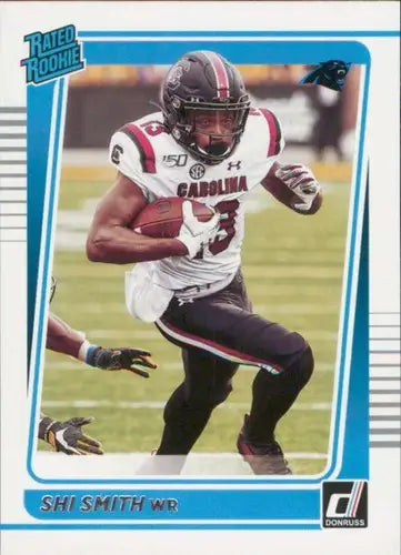 2021 Donruss #315 Shi Smith NM-MT RC Rookie Panthers Rated Rookies - Football Card Single