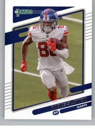 Original gloss Darius Slayton football card from 2021 Donruss simply Sandoval collection