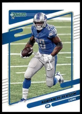 2021 Donruss Adrian Peterson 175 Detroit Lions - Football Card Single