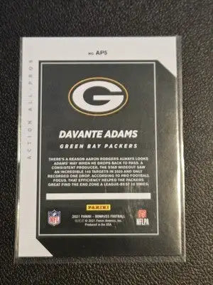 2021 Donruss #AP5 Davante Adams Action All-Pros - Football Card Single