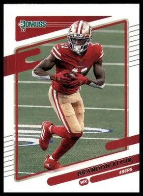 2021 Donruss Brandon Aiyuk 58 San Francisco 49ers - Football Card Single