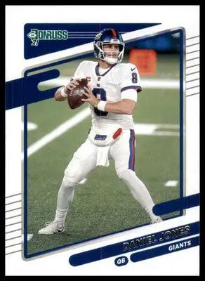 2021 Donruss Daniel Jones 78 New York Giants - Football Card Single