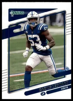2021 Donruss Darius Leonard 149 Indianapolis Colts - Football Card Single