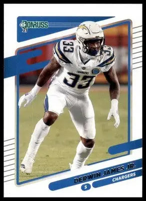 2021 Donruss Derwin James Jr. 74 Los Angeles Chargers - Football Card Single