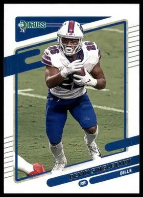 2021 Donruss Devin Singletary 227 Buffalo Bills - Football Card Single