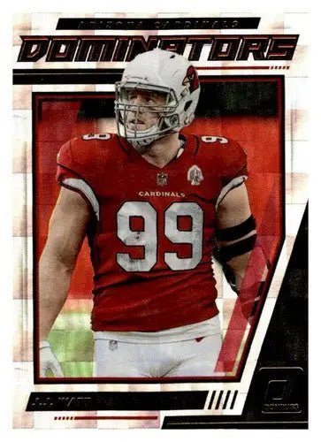 2021 Donruss Dominators J.J. Watt football card with original gloss from Simply Sandoval