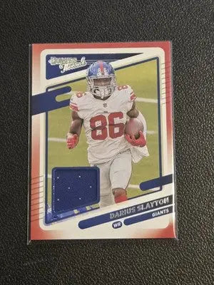 2021 Donruss #DT40 Darius Slayton Donruss Threads - Football Card Single
