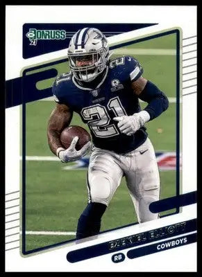 2021 Donruss Ezekiel Elliott 188 Dallas Cowboys - Football Card Single