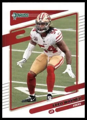 2021 Donruss Fred Warner 59 San Francisco 49ers - Football Card Single