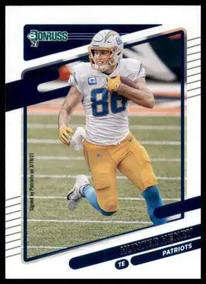 2021 Donruss Hunter Henry 48 New England Patriots