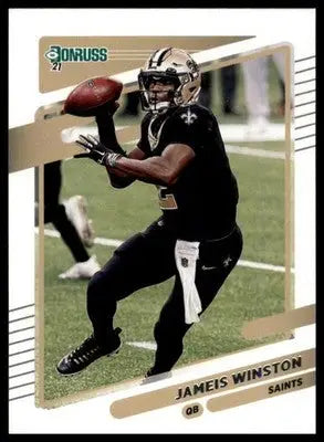 2021 Donruss Jameis Winston 4 New Orleans Saints - Football Card Single