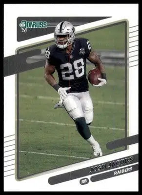 2021 Donruss Josh Jacobs 85 Las Vegas Raiders - Football Card Single