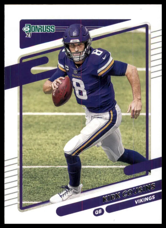 2021 Donruss Kirk Cousins 124 Minnesota Vikings - Football Card Single