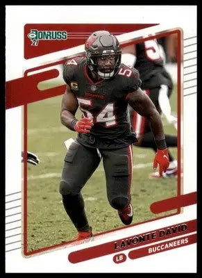 2021 Donruss Lavonte David 105 Tampa Bay Buccaneers