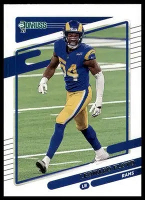 2021 Donruss Leonard Floyd 145 Los Angeles Rams - Football Card Single