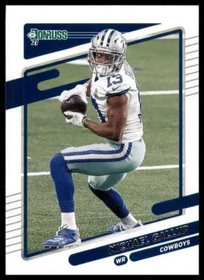 2021 Donruss Michael Gallup 192 Dallas Cowboys - Football Card Single