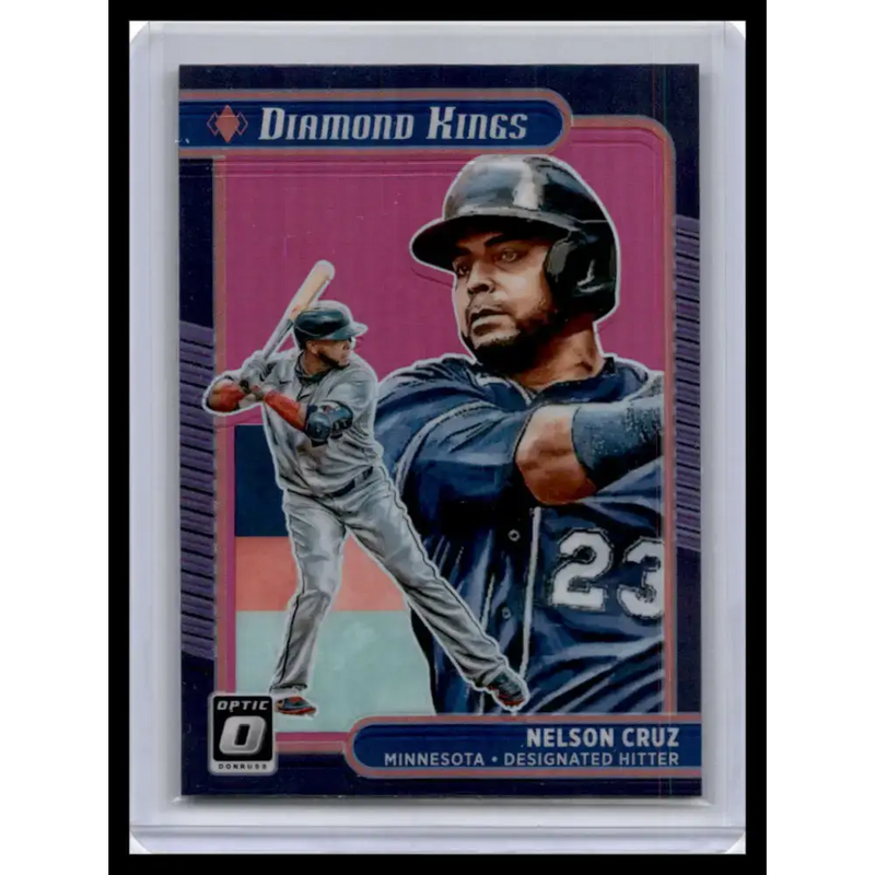 2021 Donruss Optic #6 Nelson Cruz NM-MT Minnesota Twins Baseball Card - Baseball Card Single