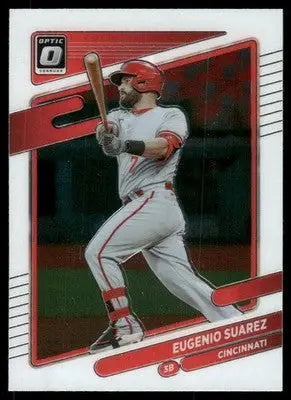 2021 Donruss Optic Eugenio Suarez #190 Baseball - Baseball Card Single
