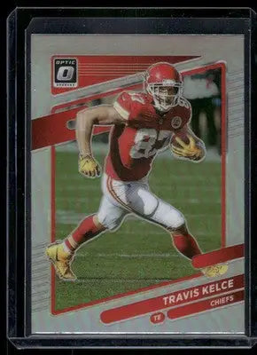 2021 Donruss Optic Football Travis Kelce #33 Prizm Football - Football Card Single
