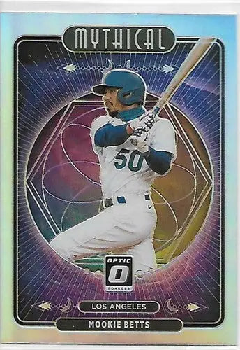 2021 Donruss Optic Mythical Holo #1 Mookie Betts NM-MT Dodgers - Baseball Card Single