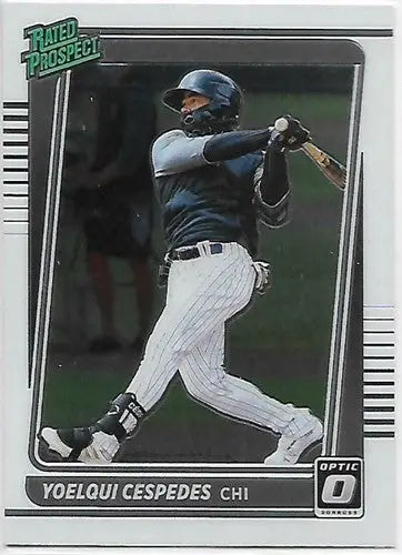 2021 Donruss Optic Rated Prospects #2 Yoelqui Cespedes NM-MT White Sox - Baseball Card Single