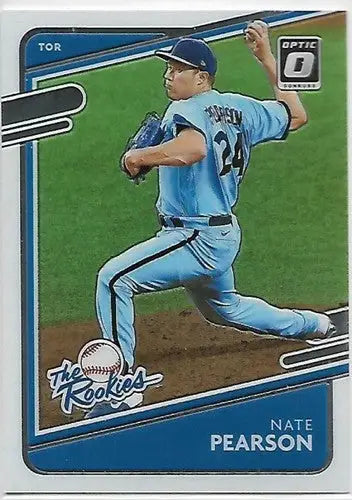 2021 Donruss Optic The Rookies #6 Nate Pearson NM-MT Blue Jays - Baseball Card Single