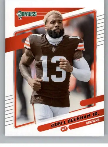 2021 Donruss Photo Variation #198 Odell Beckham Jr. NM-MT Browns - Football Card Single