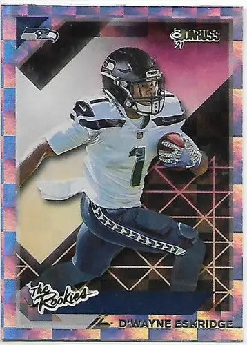 2021 Donruss The Rookies D’Wayne Eskridge Seahawks sports card with original gloss from Simply Sandoval